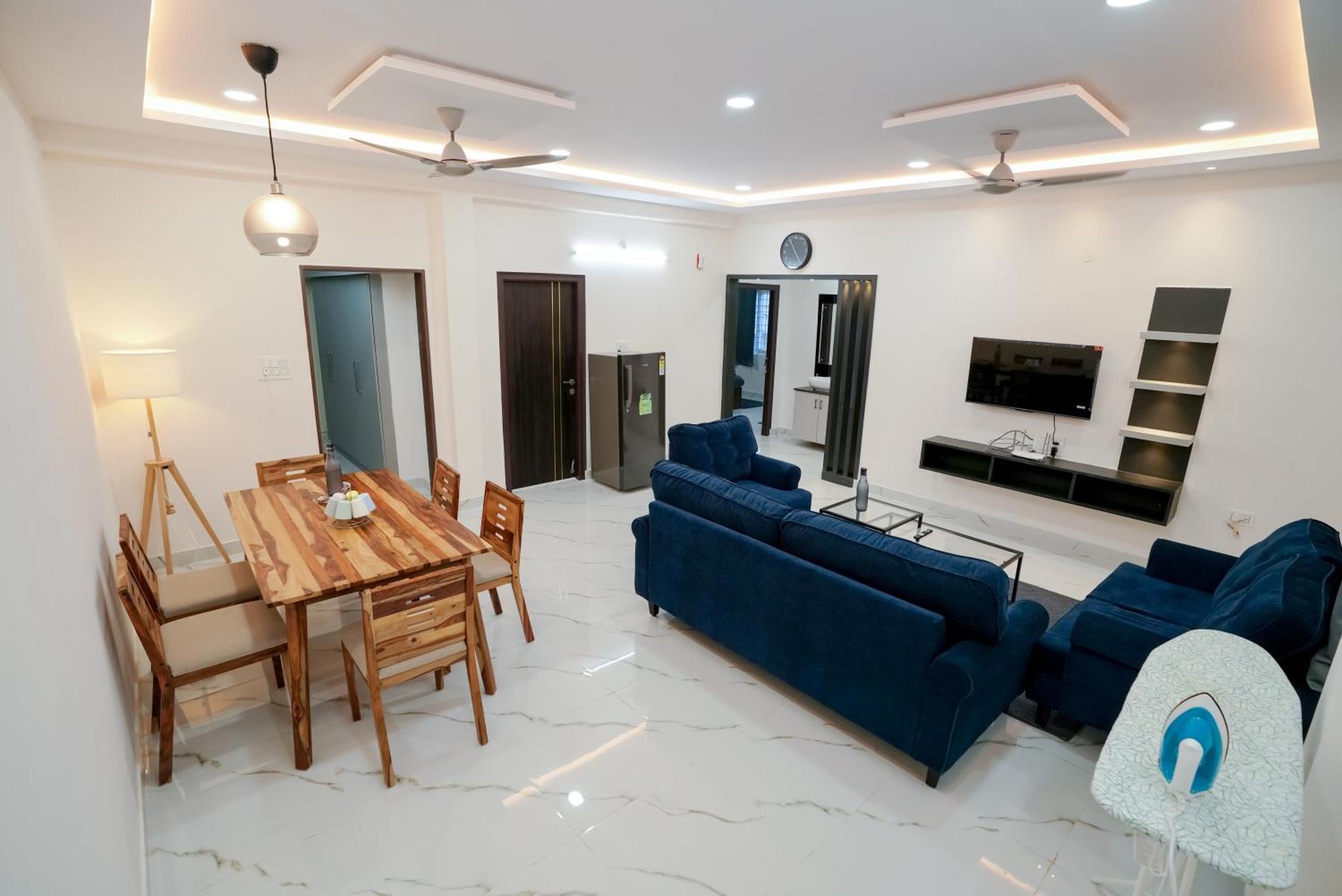 N Cube Serviced Apartments Hyderabad Bagian luar foto