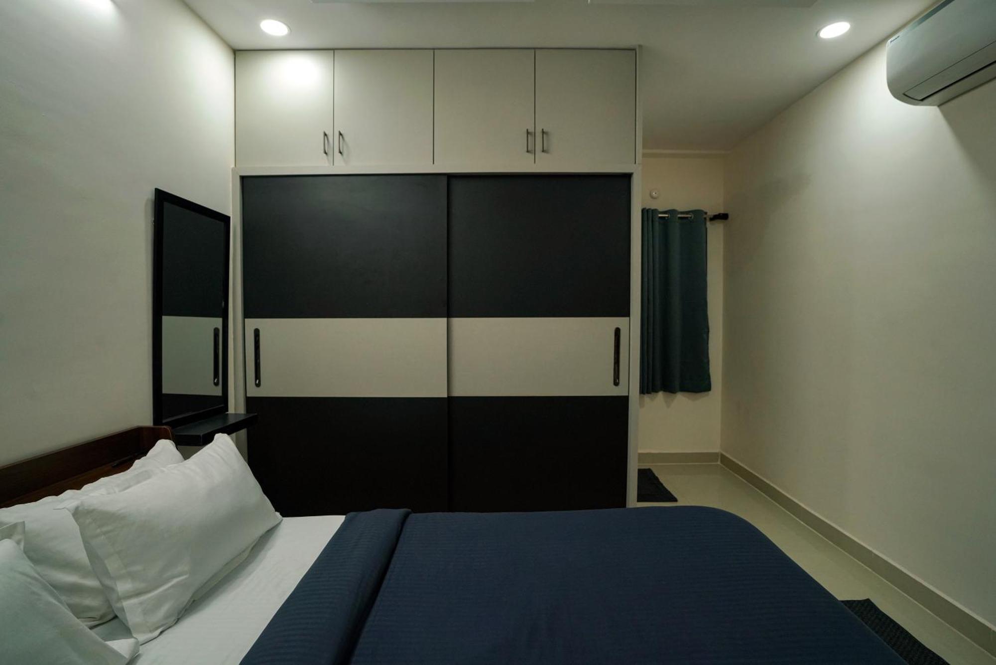 N Cube Serviced Apartments Hyderabad Bagian luar foto