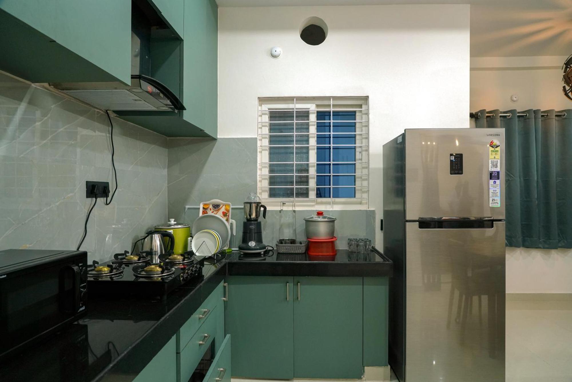 N Cube Serviced Apartments Hyderabad Bagian luar foto