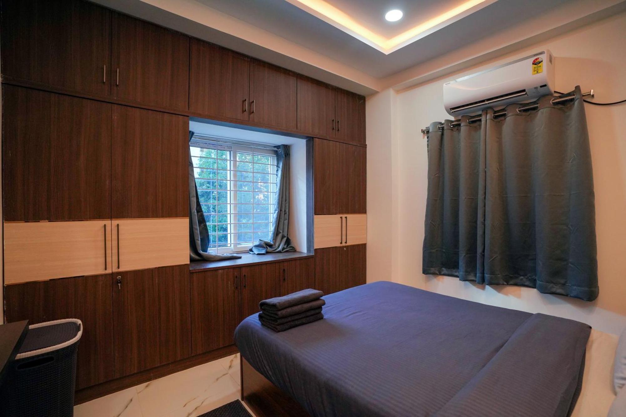 N Cube Serviced Apartments Hyderabad Bagian luar foto