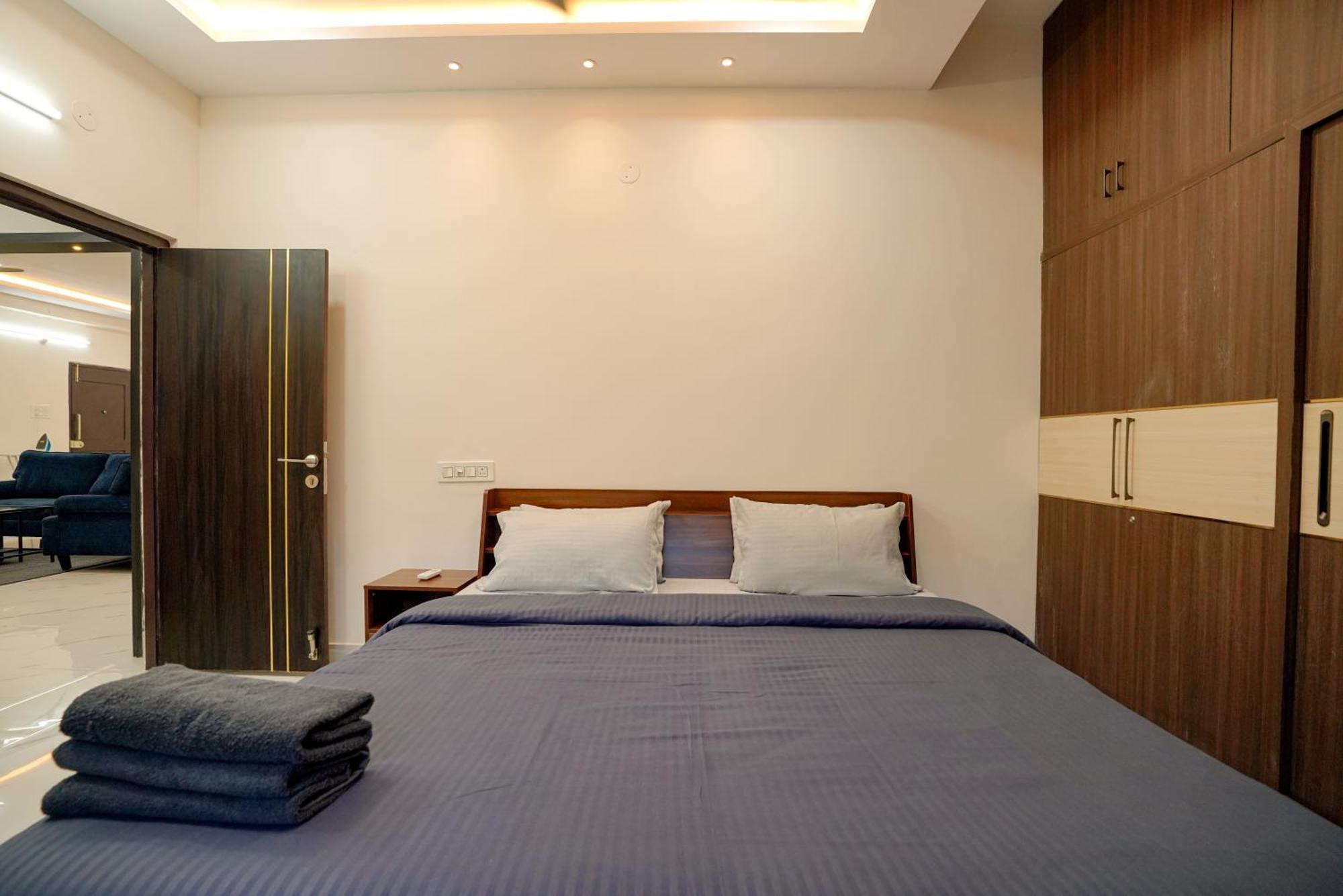 N Cube Serviced Apartments Hyderabad Bagian luar foto